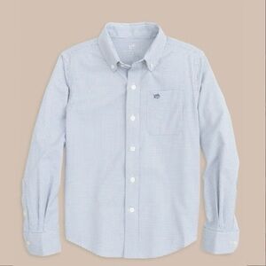 Southern Tide Blue Striped Oxford Button Down